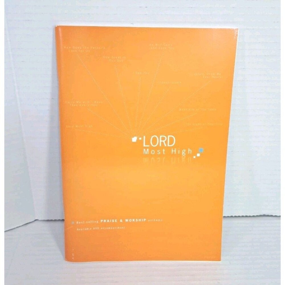 Lord Most High Praise & Worship Anthems Songbook NO CD/DVD Word Choir Music Book